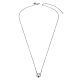 TINYSAND Rhodium Plated 925 Sterling Silver Rhinestone Pendant Necklace(TS-N396-ST)-3