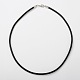 Cowhide Leather Necklace Making(AJEW-JW00001-03)-1
