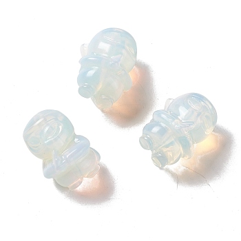 Opalite Beads, Ninja, 19~19.5x14~x13~14mm, Hole: 1.2~1.4mm