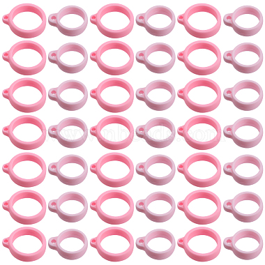Pink Ring Silicone Pendants