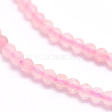 Chapelets de perles en quartz rose naturel(G-F509-28-2mm)-3