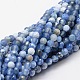 Faceted Natural Agate Round Beads Strands(X-G-E318B-4mm-02)-1