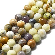 Natural Opal Beads Strands, Round, 10~11mm, Hole: 1.2mm, about 37pcs/strand, 14.96''(38cm)(G-I356-A03-03)