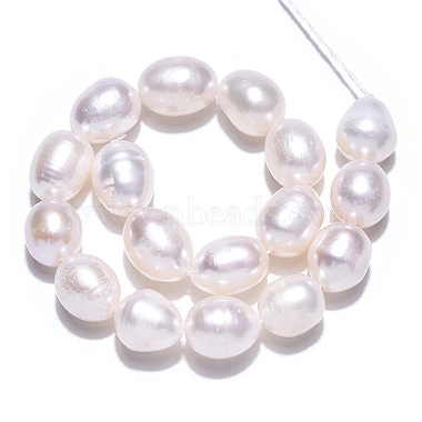 Natural Cultured Freshwater Pearl Beads Strands(PEAR-N012-08J)-2