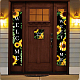 Подвесной знак из полиэстера для украшения передней двери домашнего офиса и крыльца(HJEW-WH0023-012)-6