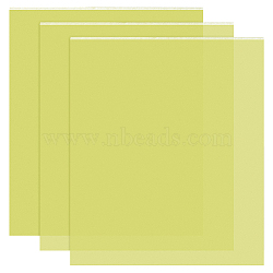 Rectangle FR-4 Fiberglass Sheet, Inflaming Retarding Fiberglass Board, Yellow Green, 333x298x1.5mm(AJEW-WH0505-17A-01)