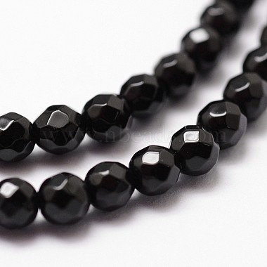 Natural Black Onyx Beads Strands(X-G-D840-22-4mm)-3