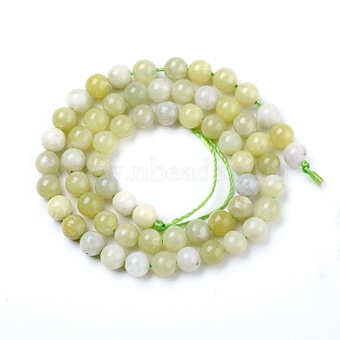 Natural Jade Beads Strands(X-G-G844-01-8mm)-2