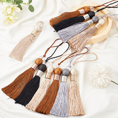 8Pcs Polyester Tassel Pendant Decorations(HJEW-GF0001-23B)-5