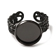 Curb Chains Shapes 304 Stainless Steel Ring Components(STAS-P454-04C-B)-2