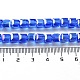 Chapelets de perles en verre galvanoplastique(EGLA-R030-6x6mm-12)-2