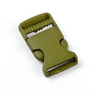 Nylon Side Release Buckles, Survival Bracelet Clasps, Olive Drab, 57x30x9.5mm, Hole: 5x25mm(FIND-SZC0002-01L)