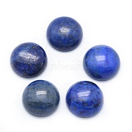 Natural Lapis Lazuli Cabochons, Half Round, Dyed, 13.5~14x6~8mm(X-G-P393-R11-14mm)