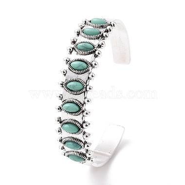 Synthetic Turquoise Cuff Bangles