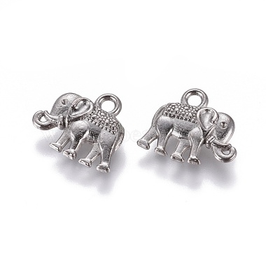 Vintage Elephant Charms(PALLOY-ZN-47017-B-FF)-2