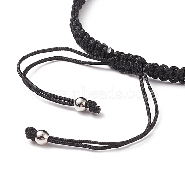 201 Stainless Steel Cross Link Bracelet(BJEW-TA00164-01)-5