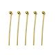 Brass Ball Head pins(KK-R020-04G)-1